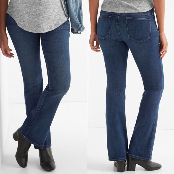 GAP Maternity Full Panel Perfect Boot Jeans Size 8 - Picture 2 of 8